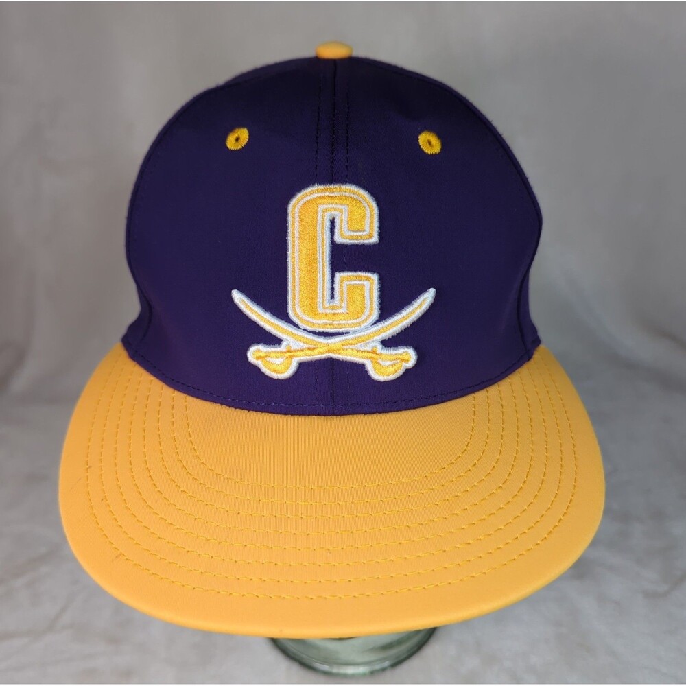 Calvary Day School Cavaliers Hat Medium The Game CDS Purple/Gold Nylon/Spandex